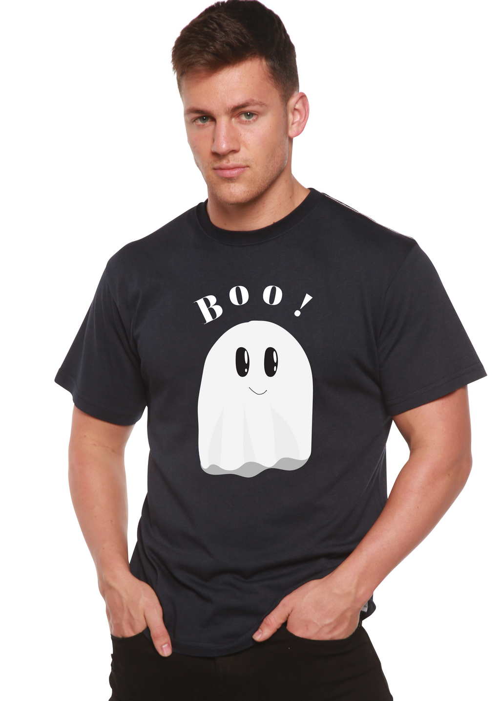Boo Men's Bamboo Viscose/Organic Cotton Short Sleeve Graphic T-Shirt